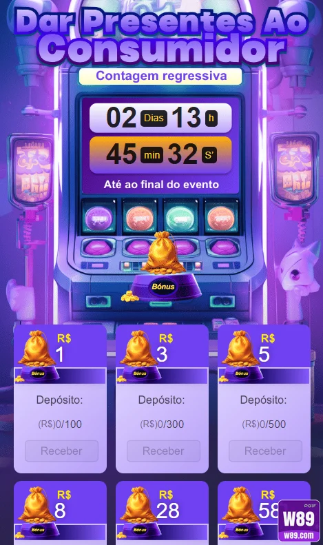 w89 - premium aplicativo premium - Bônus pelo App