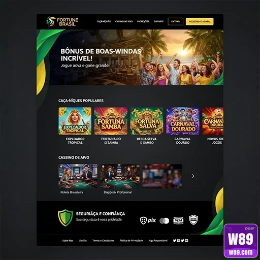w89 - interface premium - Cadastro na Plataforma